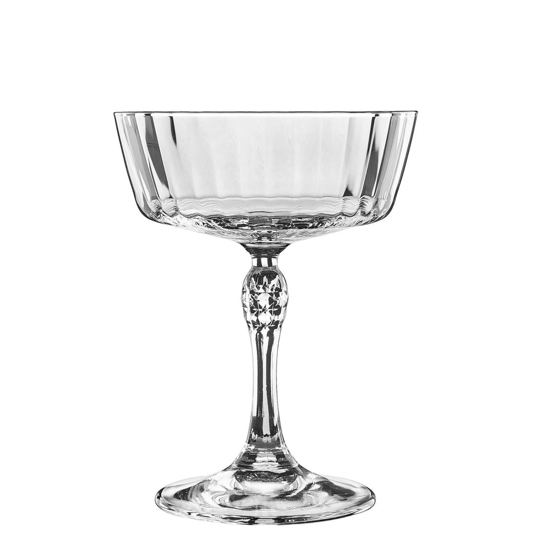 Art Deco Champagne Saucer | Champagne Coupe | Drinking Glasses