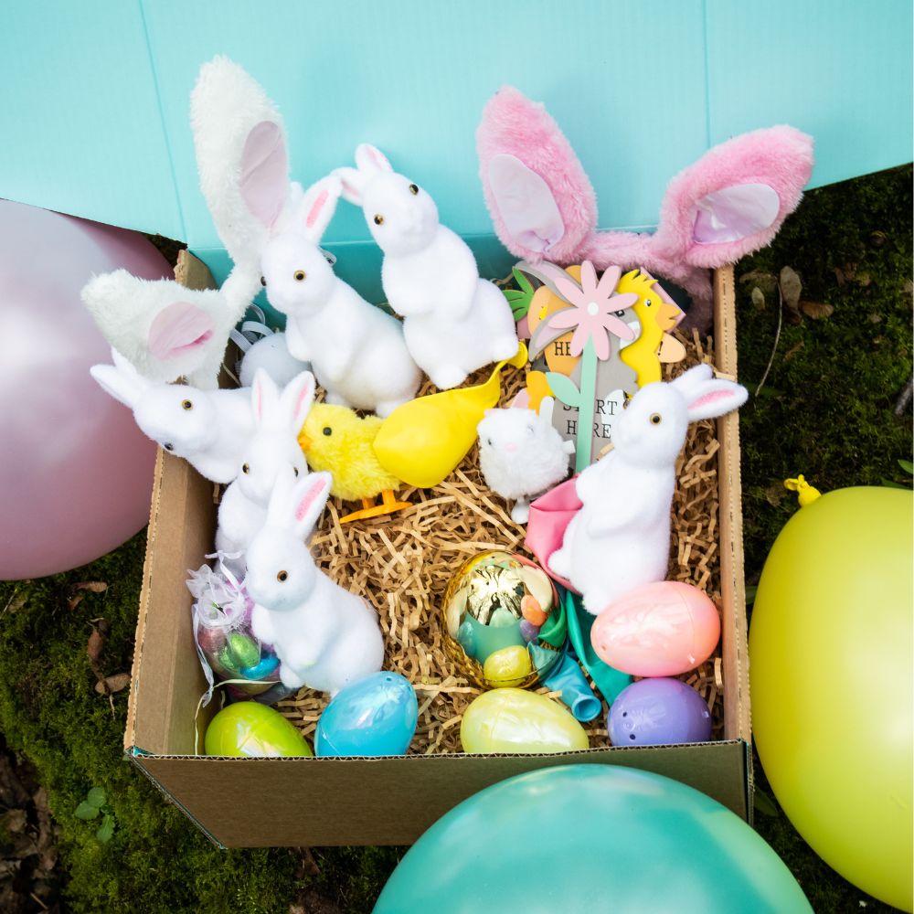 Easter Egg Hunt Kit Easter Hunt in a Box Qube Luxe